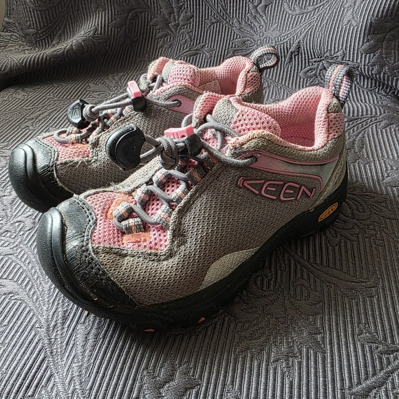 Keen Other - Keen Kids' Pink and Gray Hiking Shoes